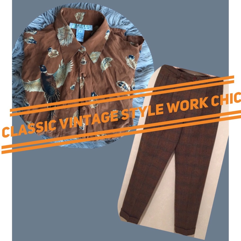 Classic Vintage Work Chic Outfit for the Stylish
